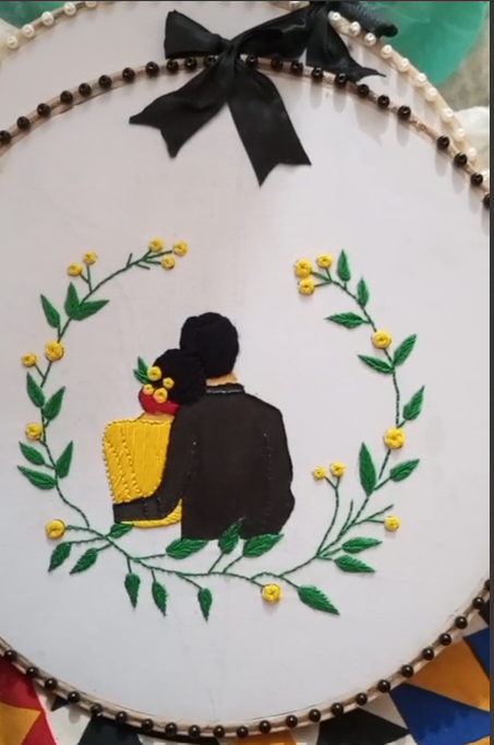 Bride and Groom Hoop